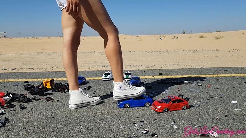 Anastasija 52 - Toy Cars under Wheels & Heels Part 2/2